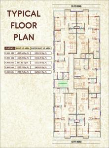 Project Image of 1321.0 - 1992.0 Sq.ft 3 BHK Apartment for buy in Shree Salasar Residency