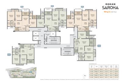 Project Image of 836.0 - 2023.0 Sq.ft 2 BHK Apartment for buy in Rohan Saroha