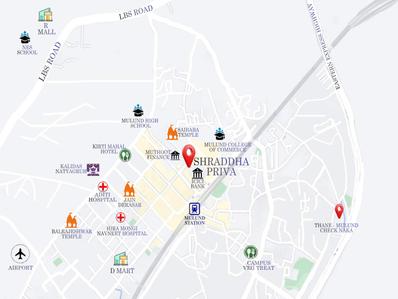 Project Image of 486 Sq.ft 1 BHK Apartment / Flat for sale in Mulund West for Rs. 12100000