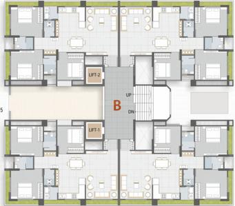 Project Image of 936.35 - 1094.37 Sq.ft 3 BHK Apartment for buy in United Saffron Heights