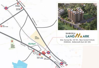 Project Image of 910.0 - 1370.0 Sq.ft 2 BHK Apartment for buy in Shreeji Landmark Phase 1