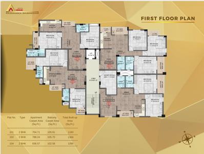 Project Image of 1183.0 - 1651.0 Sq.ft 2 BHK Apartment for buy in Mason Avenue