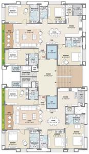 Project Image of 2265 Sq.ft 3 BHK Apartment / Flat for sale in Dumas for Rs. 10800000