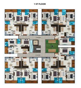 Project Image of 1510 Sq.ft 3 BHK Apartment / Flat for sale in Jakhya for Rs. 7550000