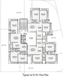 Project Image of 848.84 - 909.23 Sq.ft 3 BHK Apartment for buy in Vishalbhai Soham Elegance