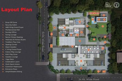 Project Image of 0.0 - 2151.0 Sq.ft 3 BHK Apartment for buy in Swara Skyarise