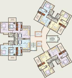 Project Image of 411.0 - 636.0 Sq.ft 1 BHK Apartment for buy in Charms Heights Phase I B1 And B4