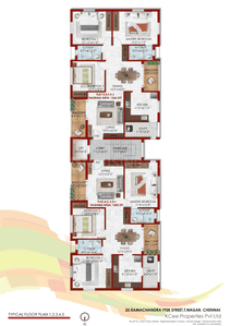 Project Image of 1566.0 - 1602.0 Sq.ft 3 BHK Apartment for buy in KCEE Srinivasam