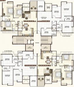 Project Image of 950.0 - 963.0 Sq.ft 3 BHK Apartment for buy in Sairaj Sky Court Apartments