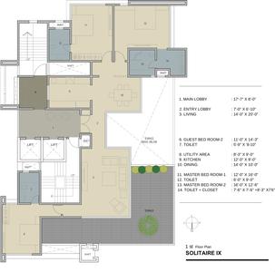 Project Image of 0.0 - 1405.0 Sq.ft 4 BHK Apartment for buy in Atul Solitaire Nine