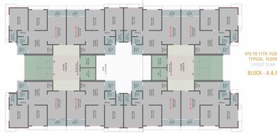 Project Image of 0.0 - 605.58 Sq.ft 2 BHK Apartment for buy in Narmada Sahitya Nest