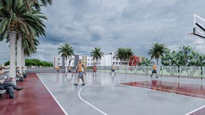 Daa Home Palm Drive Basketball Court 2