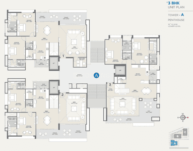 Project Image of 1480.04 - 3433.04 Sq.ft 3 BHK Apartment for buy in Sangini Lakeville