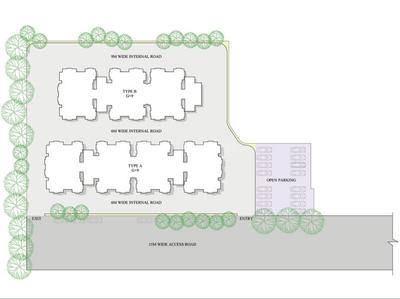 Project Image of 0.0 - 1139.79 Sq.ft 3 BHK Apartment for buy in LDA Shravan Apartment