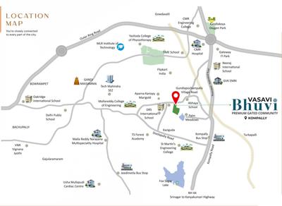 Project Image of 1330 Sq.ft 2 BHK Apartment / Flat for sale in Gundlapochampalli for Rs. 7500000