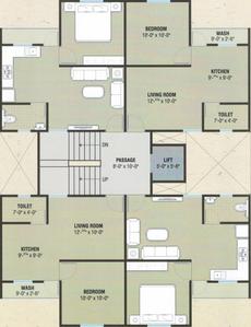 Project Image of 0.0 - 247.0 Sq.ft 1 BHK Apartment for buy in Jay Tulja Bhavani Sai Guru Flats