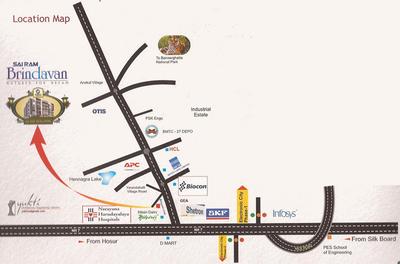 i1 Sri Ram Vrindavan Location Plan 1