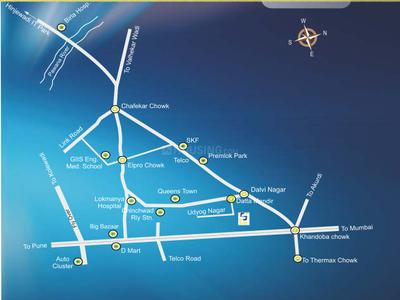 Project Image of 400.0 - 637.0 Sq.ft 2 BHK Apartment for buy in Sai Nisarg Sapphire C