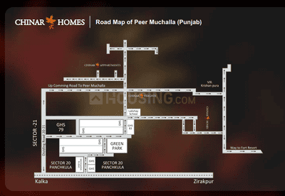 Project Image of 2172 Sq.ft 3 BHK Apartment / Flat for sale in Kishanpura for Rs. 10800000