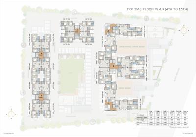 Project Image of 862.0 - 1744.0 Sq.ft 3 BHK Apartment for buy in Fortune Prestige