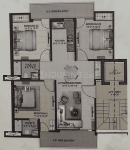Hanumant Tulip Floors Layout Plan 1