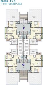 Project Image of 536.26 - 897.39 Sq.ft 2 BHK Apartment for buy in Omkara Dharti Saket Heaven 2