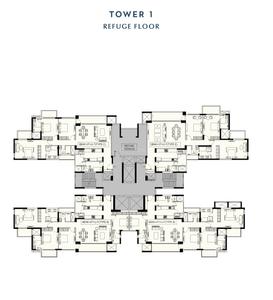 Project Image of 1239.0 - 2133.0 Sq.ft 2 BHK Apartment for buy in Emaar Amaris