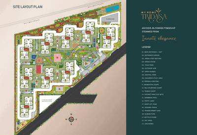 Project Image of 1253.0 - 1840.0 Sq.ft 2 BHK Apartment for buy in My Home Tridasa Phase 2