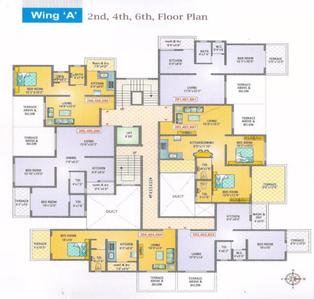 Project Image of 280.0 - 639.0 Sq.ft 1 BHK Apartment for buy in Moraya Vedant Heights