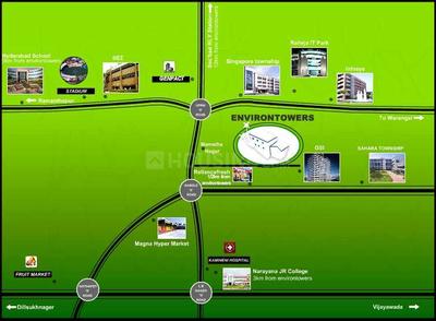 Project Image of 937.0 - 1460.0 Sq.ft 2 BHK Apartment for buy in Environ Towers