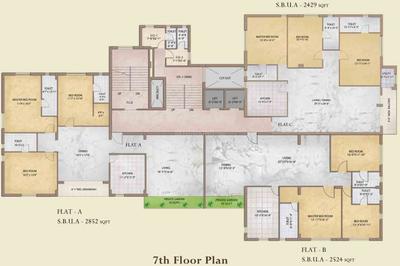 Project Image of 1828.0 - 4000.0 Sq.ft 3 BHK Apartment for buy in Eden Imperial
