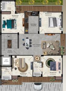 Project Image of 0.0 - 2000.0 Sq.ft 4 BHK Builder Floor for buy in RK Gupta Elegant Floors