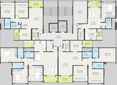 Project Image of 612.0 - 1148.0 Sq.ft 1 BHK Apartment for buy in Ahura Osian One And Only Phase I