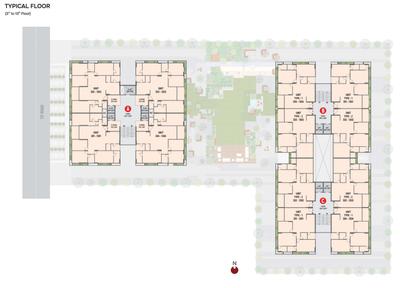 Project Image of 1373.69 - 2014.9 Sq.ft 3 BHK Apartment for buy in Siddharth Greenz