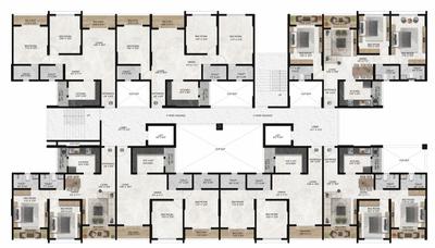 Project Image of 813.0 - 1390.0 Sq.ft 2 BHK Apartment for buy in Nesterra