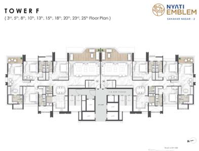 Project Image of 0.0 - 2600.0 Sq.ft 4 BHK Apartment for buy in Nyati Emblem