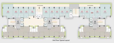 Project Image of 0.0 - 628.72 Sq.ft 2 BHK Apartment for buy in Vallabhbhai Patel Kiran Rivera 1