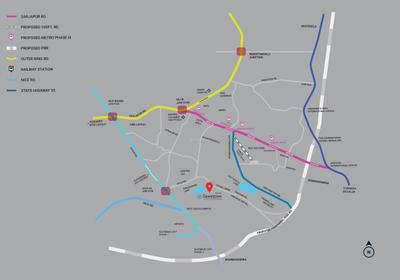 Project Image of 745.72 - 2608.63 Sq.ft Residential Plot Plot for buy in Reliaable The Downtown Phase 1