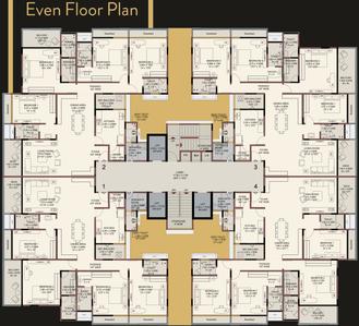Project Image of 3285.0 - 3310.0 Sq.ft 4 BHK Apartment for buy in Mundra Elite