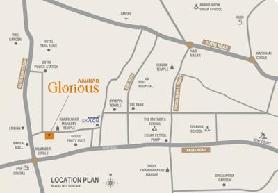 Project Image of 1210.0 - 1425.0 Sq.ft 3 BHK Apartment for buy in Aavkar Glorious