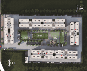 Project Image of 441.0 - 533.0 Sq.ft 1 BHK Apartment for buy in Surya Kiran Aakash Homes