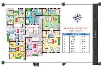 Project Image of 563.06 - 654.88 Sq.ft 2 BHK Apartment for buy in GP Homes Elanza Phase 2