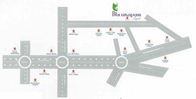 Bhartibai Burukapalli Layout Location Plan 1