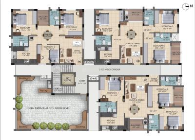 Project Image of 624.31 - 820.32 Sq.ft 2 BHK Apartment for buy in Sai Harmony