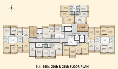 Project Image of 430.0 - 630.0 Sq.ft 1 BHK Apartment for buy in Samaira Opulence
