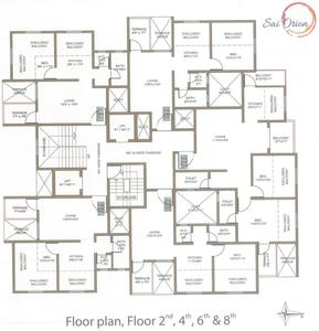 Project Image of 457.0 - 777.0 Sq.ft 1 BHK Apartment for buy in Shreyash Sai Orion