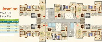 Project Image of 1075.0 - 2160.0 Sq.ft 2 BHK Apartment for buy in Ideal Greens