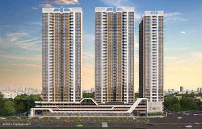 Project Image of 493.0 - 923.0 Sq.ft 2 BHK Apartment for buy in Dosti Tulip Dosti West County