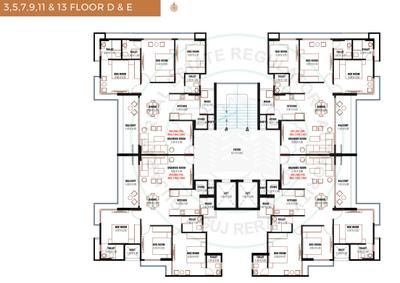 Project Image of 1200 Sq.ft 3 BHK Apartment / Flat for sale in Adalaj for Rs. 10400000