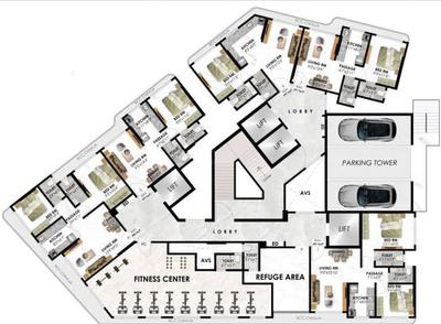 Project Image of 391.0 - 541.0 Sq.ft 1 BHK Apartment for buy in Adishakti CHS Adityaraj Prime 